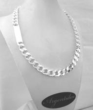 Collana uomo pesante catena in argento 925 massiccio