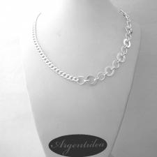 Collana argento a due catene
