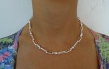 Silver chain italy 925 silver chain made in arezzo