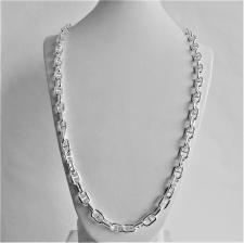 Collana in argento lunghezza centimetri 65