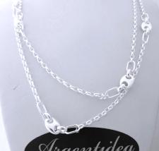 Collana in argento 925 solido lunghezza 135 cm