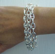 925 Italy silver women's bracelet.