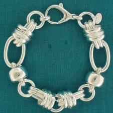 Women's ladies sterling silver bracelet.