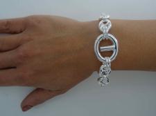 Bracciale catena maglia marina argento 925