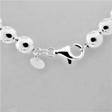 Collana argento sfere palline 10mm