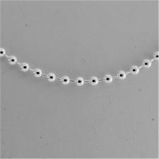 Collana ball chain 3mm in argento