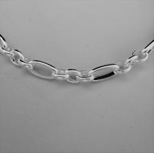 Silver figaro necklace 6mm 