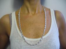 Silver mariner necklace for mens 