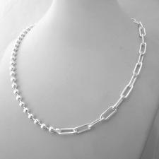 Collana in argento a due catene