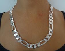 Chunky silver chain made in italy