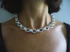 Collana artigianale in argento