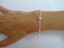 Silver Ufo bracelet 