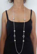 Hardwear ball necklace in sterling silver