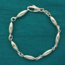 Bracciale ovaline. Gioielli in argento.