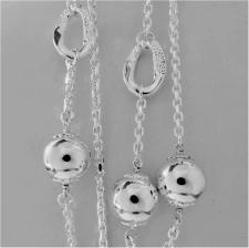 Hardwear ball necklace in sterling silver