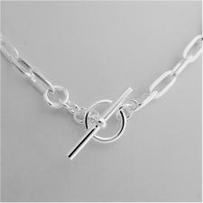 Collana argento chiusura toggle t bar