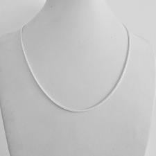 Sterling silver Foxtail chain necklace 1.5mm. Length 42 cm.