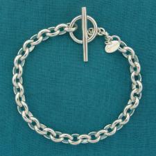 Bracciale a catena ovale in argento