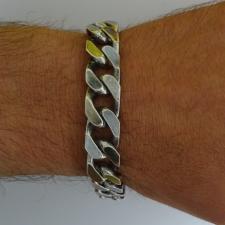 Bracciale uomo argento antico