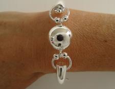 925 silver handmade bracelet made in Italy