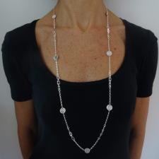 Collana cerchi in argento 925