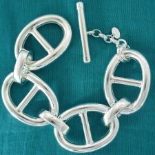 Nautical bracelet in sterling silver