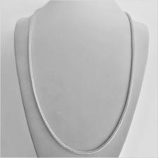 Collana unisex maglia Coda di volpe in argento 925 massiccio. Larghezza 2,5mm. Lunghezza 60 cm. 