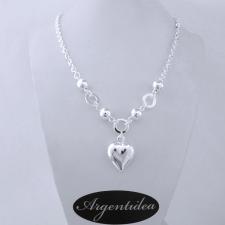 Collana argento con cuore san valentino
