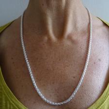 3.6mm sterling silver box chain necklace