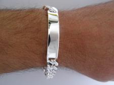 ID bracelet in 925 sterling silver