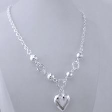 Collana argento con cuore san valentino