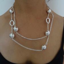 Hardwear ball necklace in sterling silver