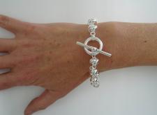 Sterling silver knot bracelet