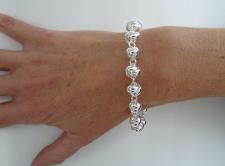 Sterling silver knot bracelet