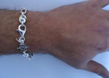 Mariner bracelet for men in sterling silver