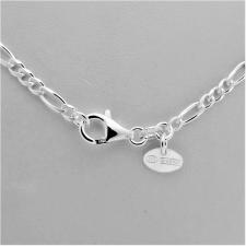 925 sterling silver men's figaro necklace