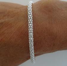 925 sterling silver Pop Corn bracelet 