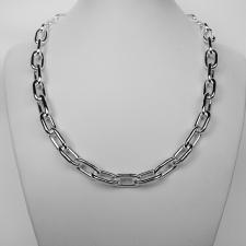 Paperclip chain in sterling silver