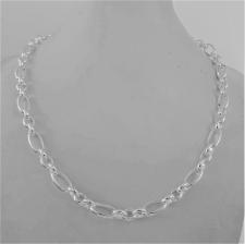 Sterling silver toggle necklace italy