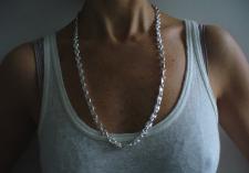 Silver mariner necklace for mens 