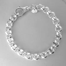 Bracciale rolo' tondo argento massiccio
