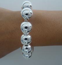Silver chain bracelet arezzo vicenza italy