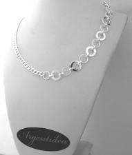 Collana argento a due catene