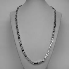 Italian sterling silver men's chain necklace length 60 cm