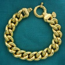 Bracciale argento 925 dorato oro giallo