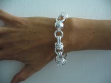Women's ladies sterling silver bracelet.