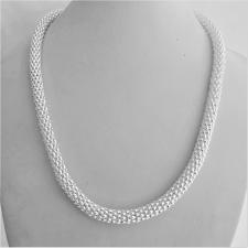 Collana in argento maglia Pop Corn lineare 6,5mm.