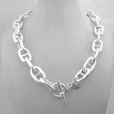 Collana catena marina 14mm ancora.