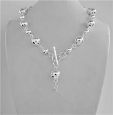 925 sterling silver toggle necklace