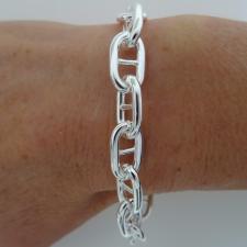 925 silver toggle link bracelet